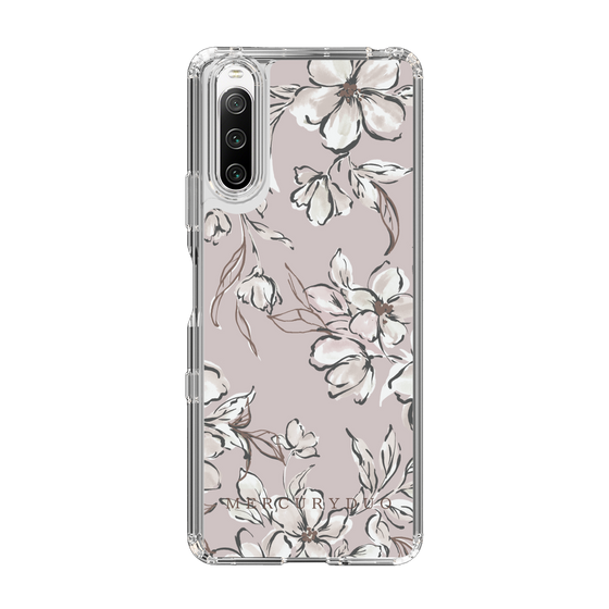 Slim Protection Case［ MERCURYDUO - BotanicalFlower - lilac ］