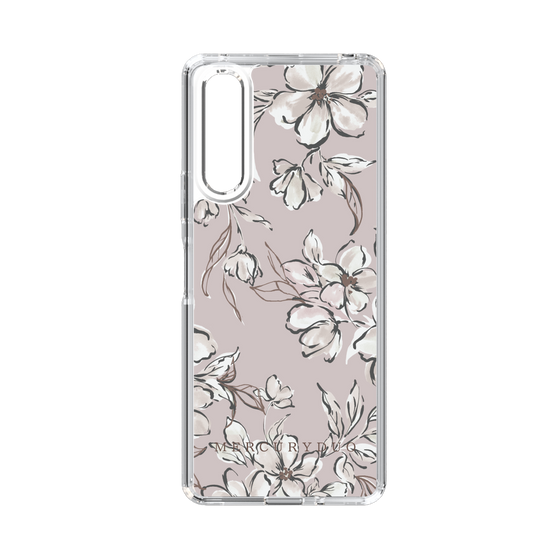 Slim Protection Case［ MERCURYDUO - BotanicalFlower - lilac ］