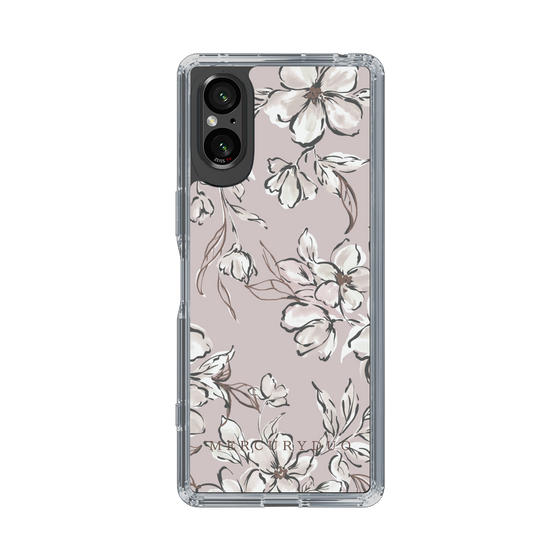 Slim Protection Case［ MERCURYDUO - BotanicalFlower - lilac ］