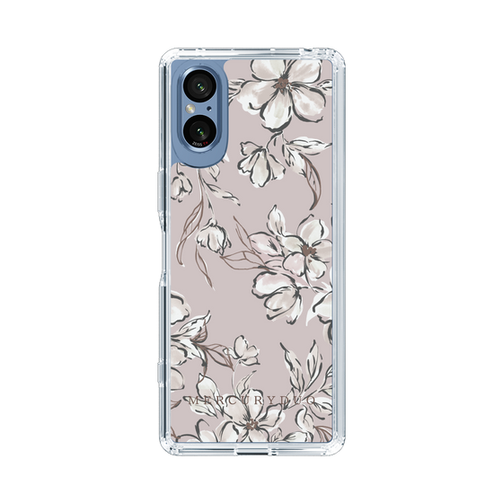 Slim Protection Case［ MERCURYDUO - BotanicalFlower - lilac ］