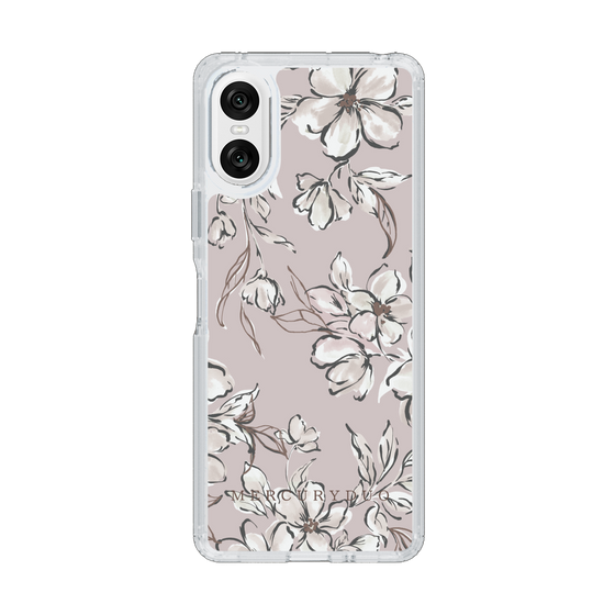 Slim Protection Case［ MERCURYDUO - BotanicalFlower - lilac ］