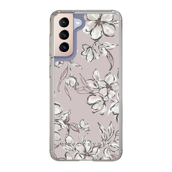 Slim Protection Case［ MERCURYDUO - BotanicalFlower - lilac ］