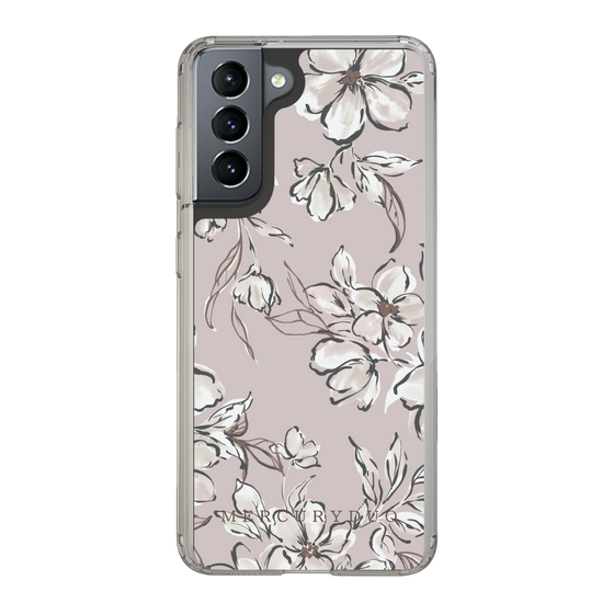 Slim Protection Case［ MERCURYDUO - BotanicalFlower - lilac ］