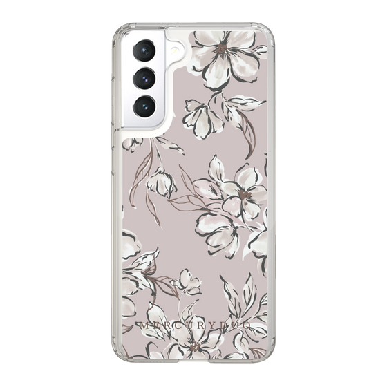 Slim Protection Case［ MERCURYDUO - BotanicalFlower - lilac ］