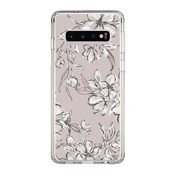 Slim Protection Case［ MERCURYDUO - BotanicalFlower - lilac ］
