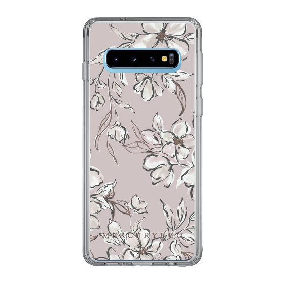 Slim Protection Case［ MERCURYDUO - BotanicalFlower - lilac ］
