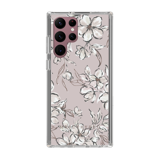 Slim Protection Case［ MERCURYDUO - BotanicalFlower - lilac ］
