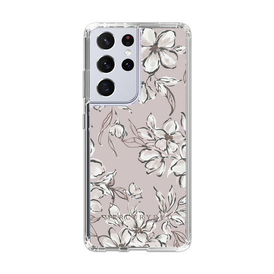 Slim Protection Case［ MERCURYDUO - BotanicalFlower - lilac ］