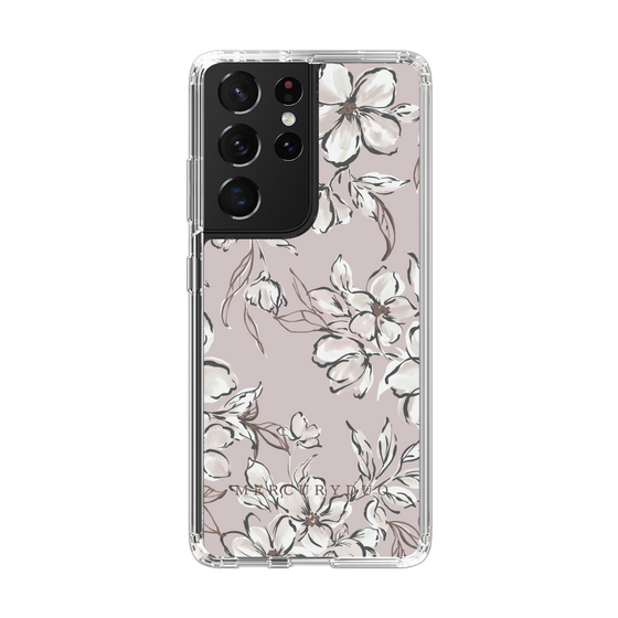 Slim Protection Case［ MERCURYDUO - BotanicalFlower - lilac ］