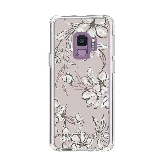 Slim Protection Case［ MERCURYDUO - BotanicalFlower - lilac ］