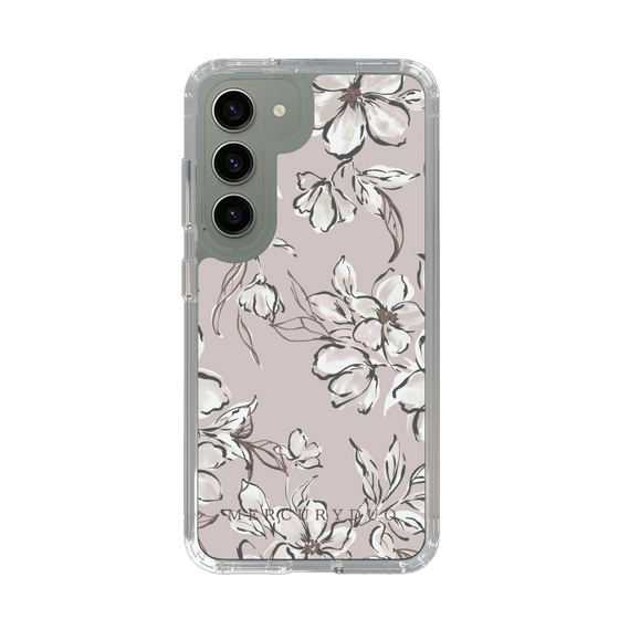 Slim Protection Case［ MERCURYDUO - BotanicalFlower - lilac ］