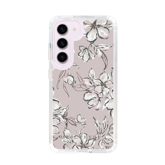 Slim Protection Case［ MERCURYDUO - BotanicalFlower - lilac ］
