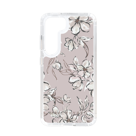 Slim Protection Case［ MERCURYDUO - BotanicalFlower - lilac ］