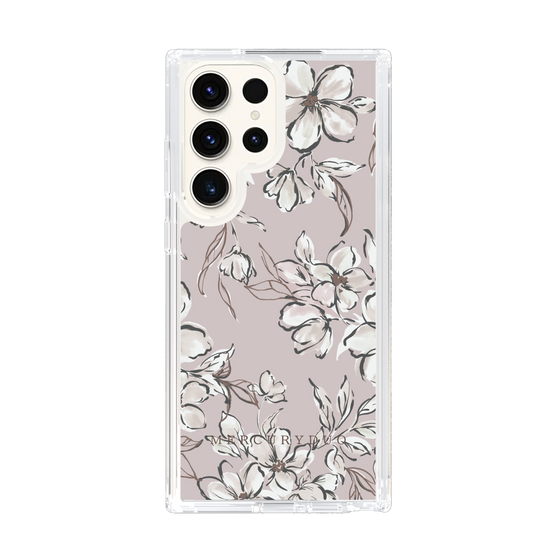 Slim Protection Case［ MERCURYDUO - BotanicalFlower - lilac ］