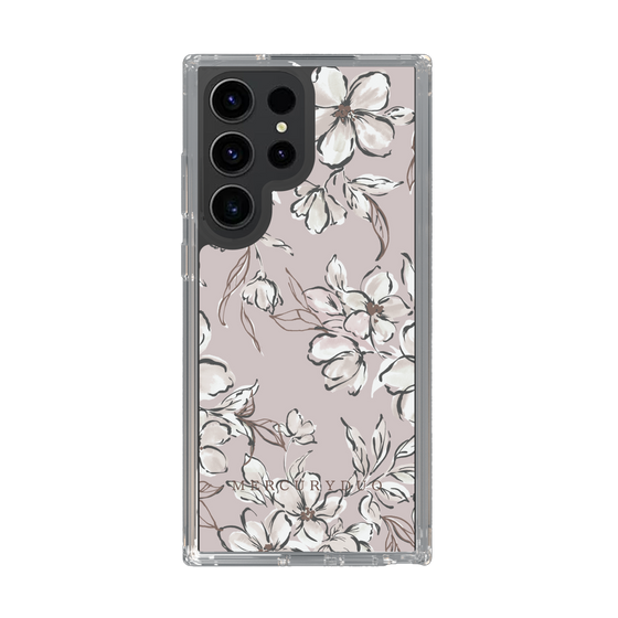 Slim Protection Case［ MERCURYDUO - BotanicalFlower - lilac ］