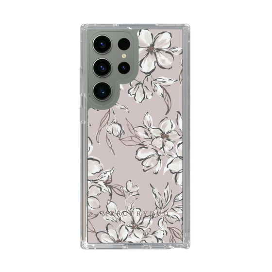 Slim Protection Case［ MERCURYDUO - BotanicalFlower - lilac ］