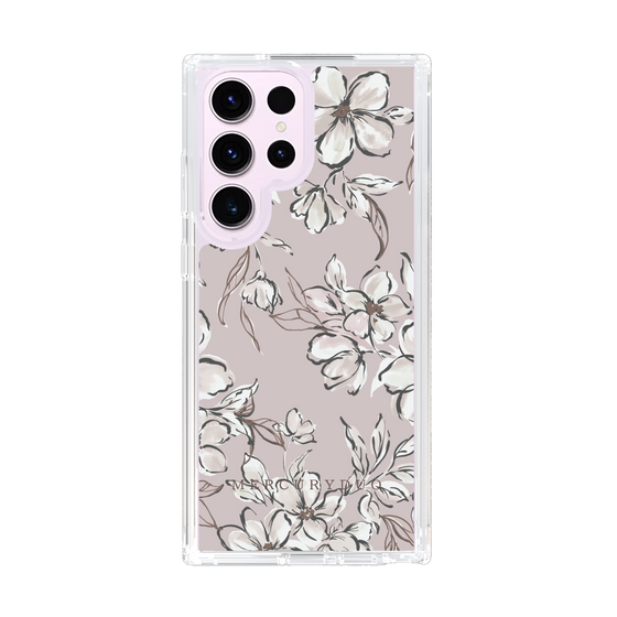 Slim Protection Case［ MERCURYDUO - BotanicalFlower - lilac ］