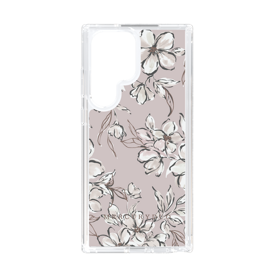 Slim Protection Case［ MERCURYDUO - BotanicalFlower - lilac ］
