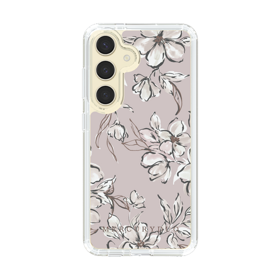 Slim Protection Case［ MERCURYDUO - BotanicalFlower - lilac ］