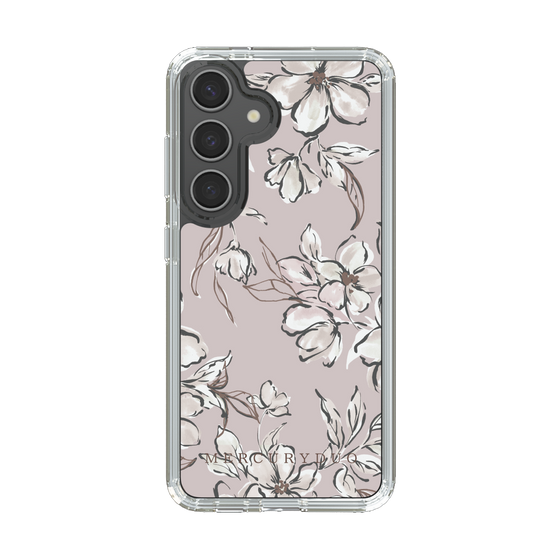 Slim Protection Case［ MERCURYDUO - BotanicalFlower - lilac ］