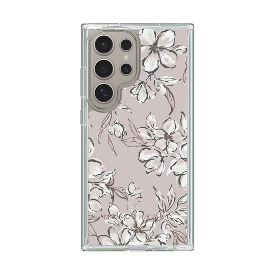 Slim Protection Case［ MERCURYDUO - BotanicalFlower - lilac ］