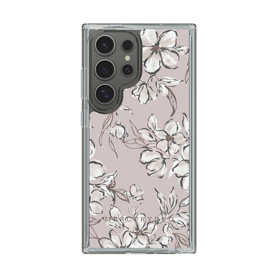Slim Protection Case［ MERCURYDUO - BotanicalFlower - lilac ］