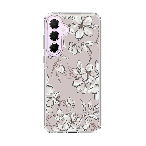 Slim Protection Case［ MERCURYDUO - BotanicalFlower - lilac ］