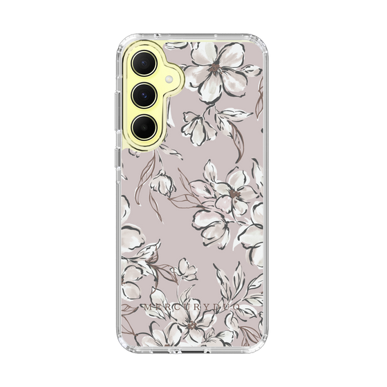 Slim Protection Case［ MERCURYDUO - BotanicalFlower - lilac ］
