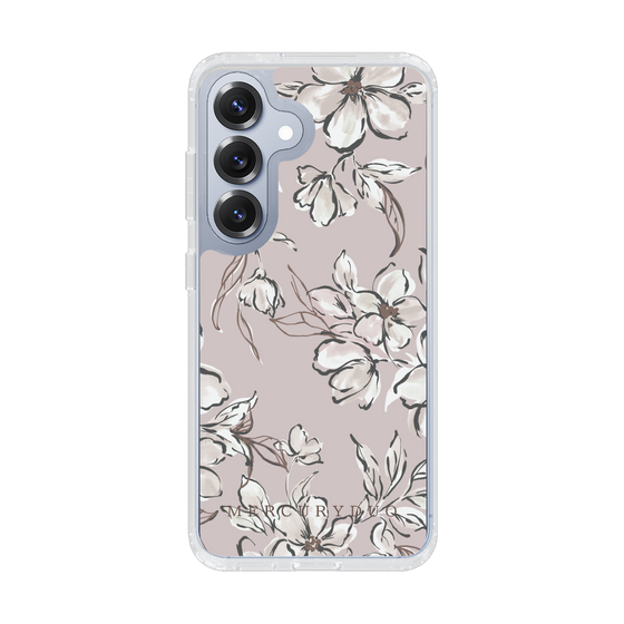 Slim Protection Case［ MERCURYDUO - BotanicalFlower - lilac ］