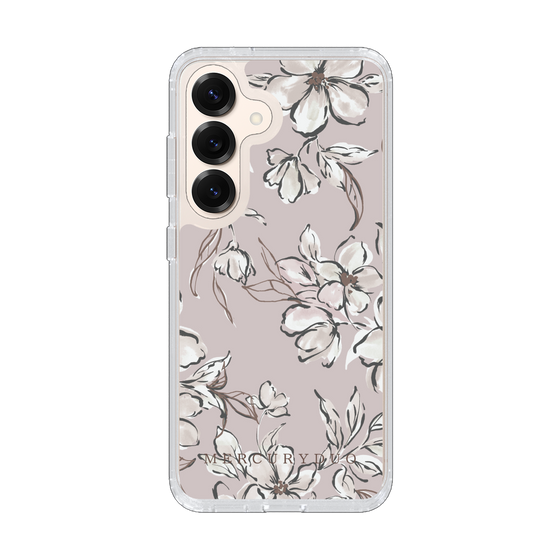 Slim Protection Case［ MERCURYDUO - BotanicalFlower - lilac ］