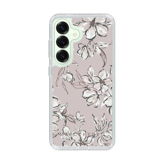 Slim Protection Case［ MERCURYDUO - BotanicalFlower - lilac ］