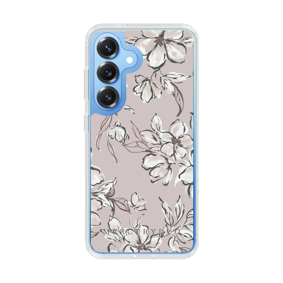 Slim Protection Case［ MERCURYDUO - BotanicalFlower - lilac ］