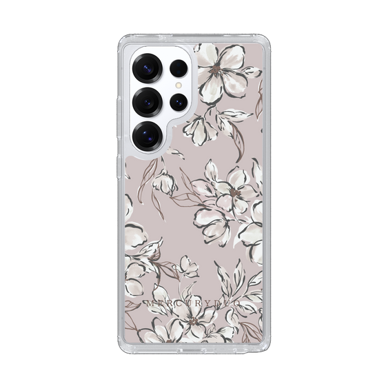 Slim Protection Case［ MERCURYDUO - BotanicalFlower - lilac ］