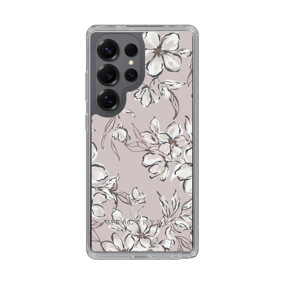 Slim Protection Case［ MERCURYDUO - BotanicalFlower - lilac ］