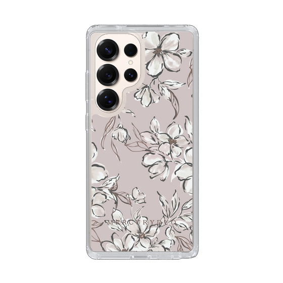 Slim Protection Case［ MERCURYDUO - BotanicalFlower - lilac ］