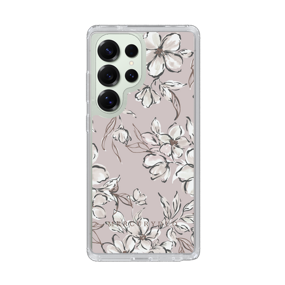 Slim Protection Case［ MERCURYDUO - BotanicalFlower - lilac ］