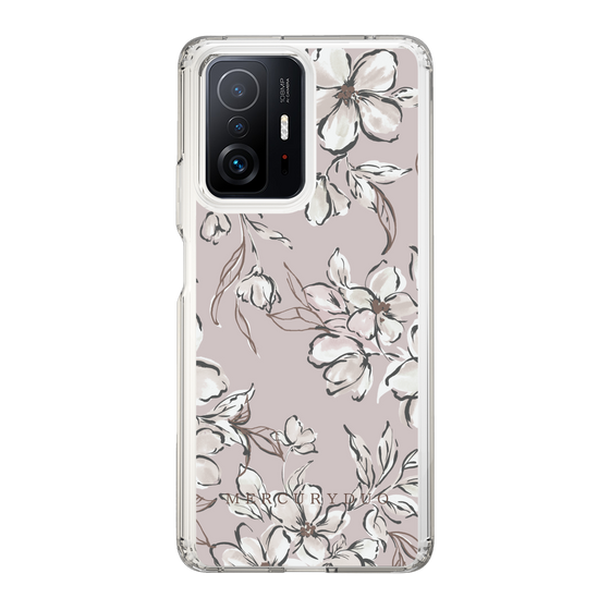 Slim Protection Case［ MERCURYDUO - BotanicalFlower - lilac ］