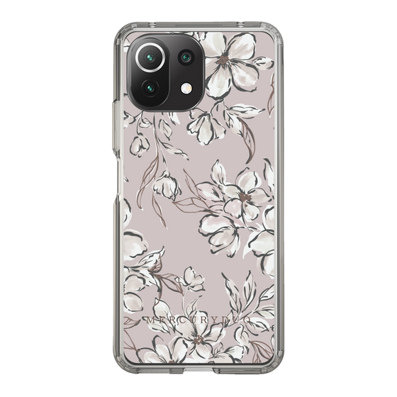 Slim Protection Case［ MERCURYDUO - BotanicalFlower - lilac ］