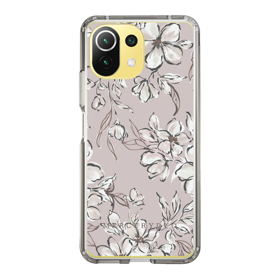 Slim Protection Case［ MERCURYDUO - BotanicalFlower - lilac ］