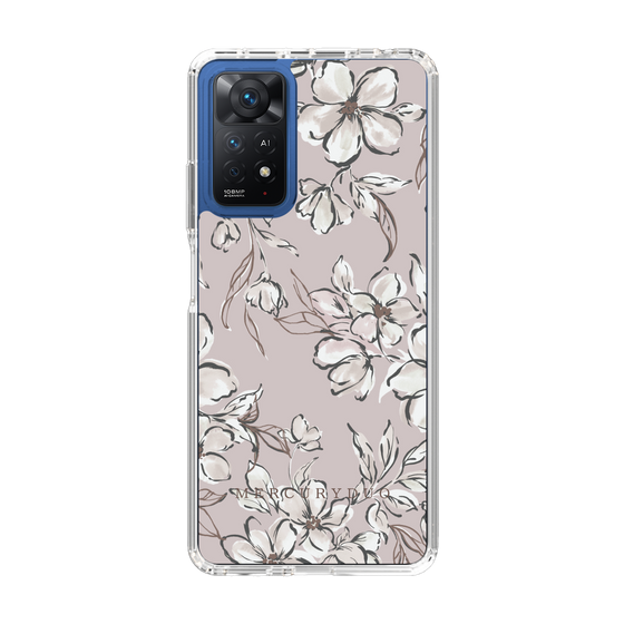 Slim Protection Case［ MERCURYDUO - BotanicalFlower - lilac ］