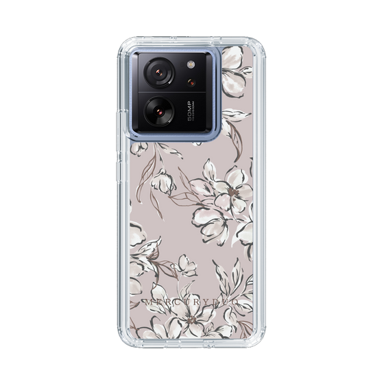 Slim Protection Case［ MERCURYDUO - BotanicalFlower - lilac ］