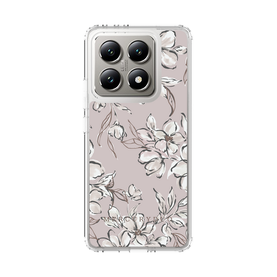 Slim Protection Case［ MERCURYDUO - BotanicalFlower - lilac ］