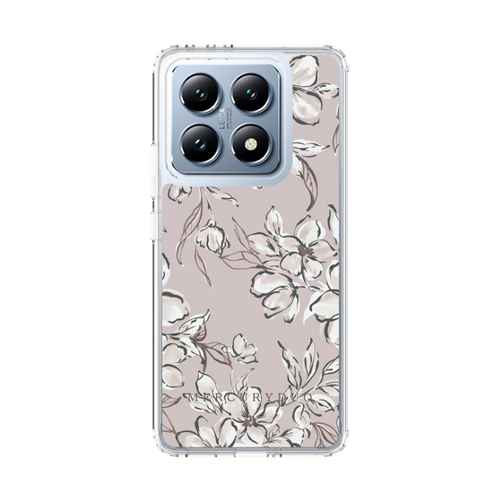 Slim Protection Case［ MERCURYDUO - BotanicalFlower - lilac ］
