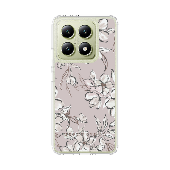 Slim Protection Case［ MERCURYDUO - BotanicalFlower - lilac ］