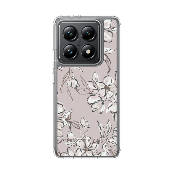 Slim Protection Case［ MERCURYDUO - BotanicalFlower - lilac ］