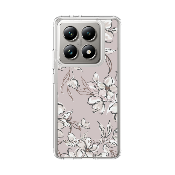 Slim Protection Case［ MERCURYDUO - BotanicalFlower - lilac ］