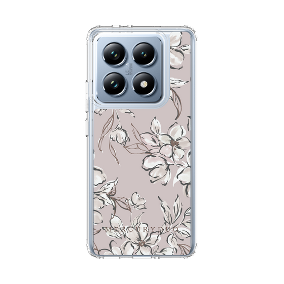 Slim Protection Case［ MERCURYDUO - BotanicalFlower - lilac ］