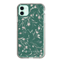 Slim Protection Case［ MERCURYDUO - BotanicalFlower - Green ］