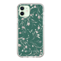 Slim Protection Case［ MERCURYDUO - BotanicalFlower - Green ］
