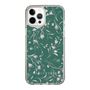 Slim Protection Case［ MERCURYDUO - BotanicalFlower - Green ］